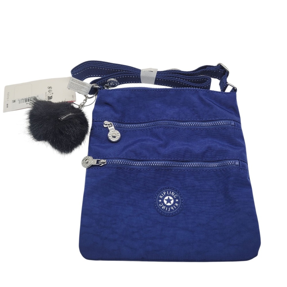 Kipling Machida Shoulder Bag – Brave Blue Lightweight 10.75"x7.5" Purse